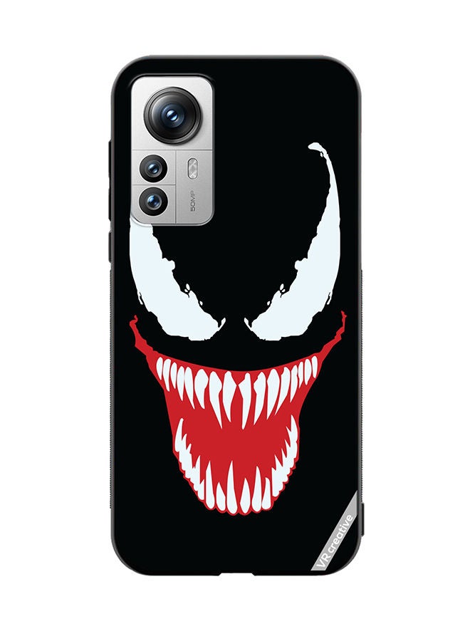 VR CREATIVE Protective Case Cover For Xiaomi 12 Pro Spider Man Evil Design Multicolour - Image 1