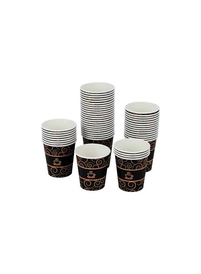 S-TOP Paper cup 6.5 oz 50 pcs disposable paper cups perfect for coffee tee etc - Image 2