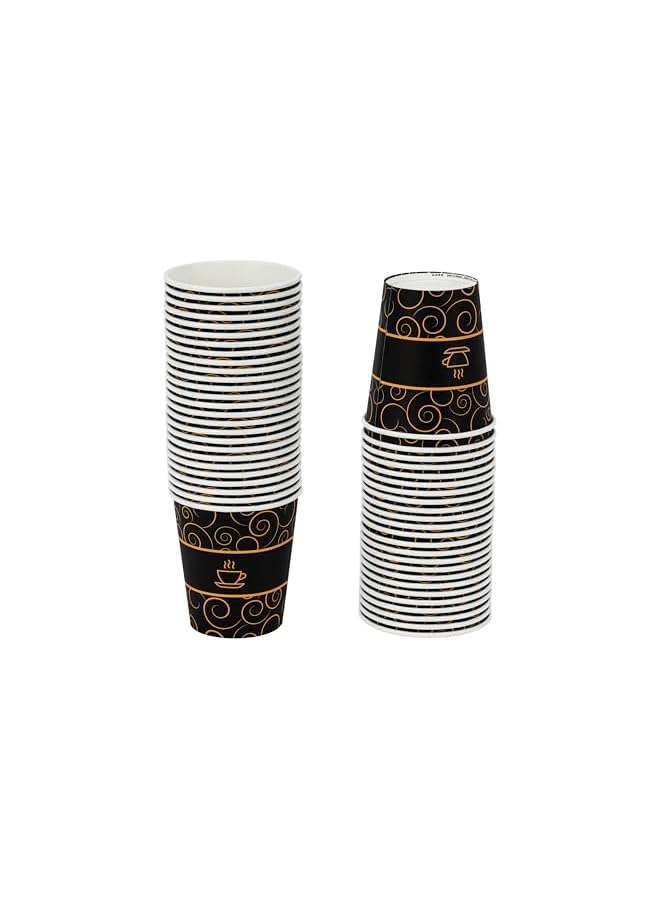 S-TOP Paper cup 6.5 oz 50 pcs disposable paper cups perfect for coffee tee etc - Image 4