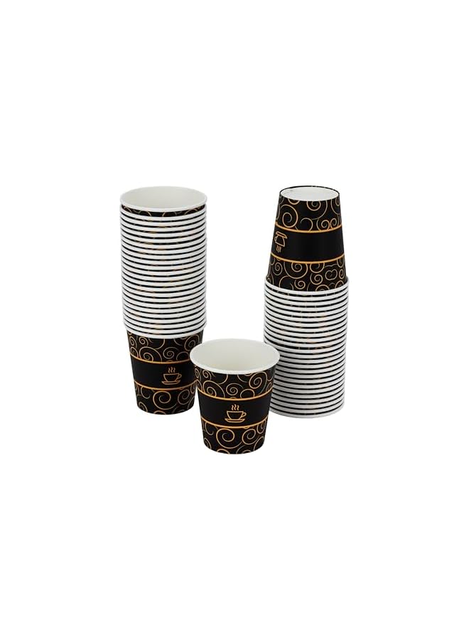 S-TOP Paper cup 6.5 oz 50 pcs disposable paper cups perfect for coffee tee etc - Image 3