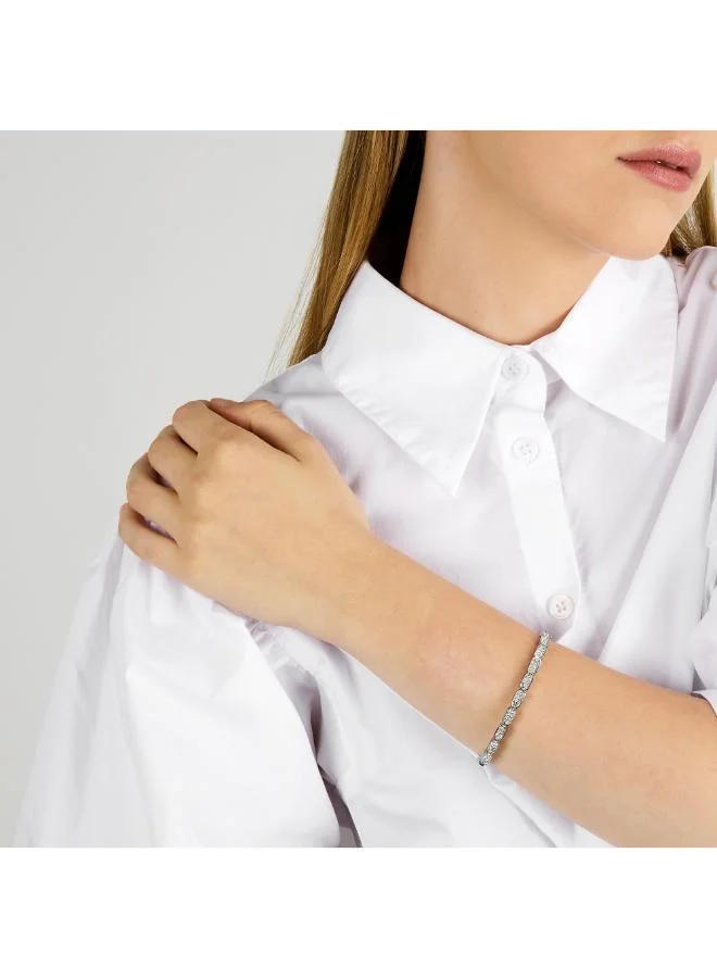Karl Lagerfeld  Klayc64 Crystals Bracelet  | Best Price UAE