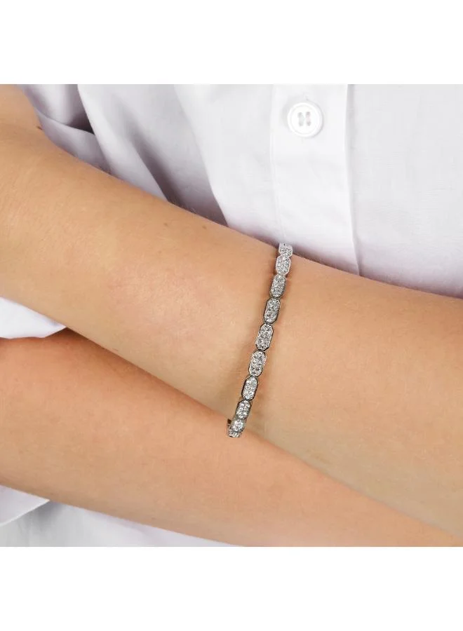 Karl Lagerfeld  Klayc64 Crystals Bracelet  | Best Price UAE