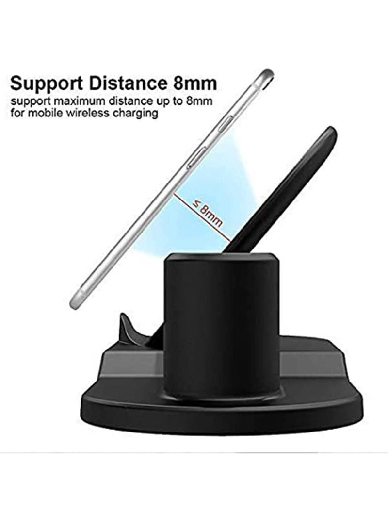 Y&D - 3 in 1 Wireless Charging Station Fast Dock For Qi Charger Compatible for iPhone11/Pro/X/XS/XR/Xs Max/8/8 Plus Apple Watch Series 5/4/3/2/1 - Image 1