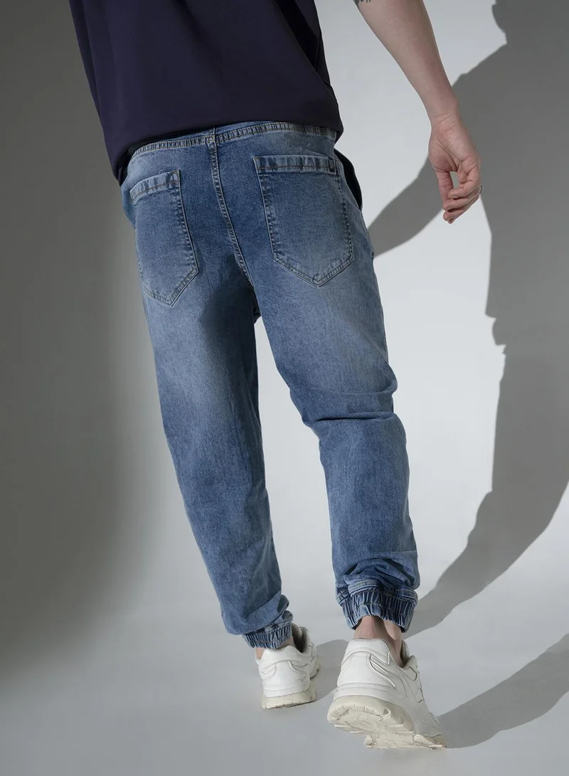 Hubberholme Mid Blue Jeans for Men