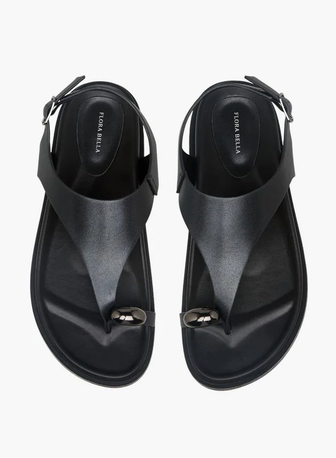 Flora Bella Women Toe Loop Detail Sandals