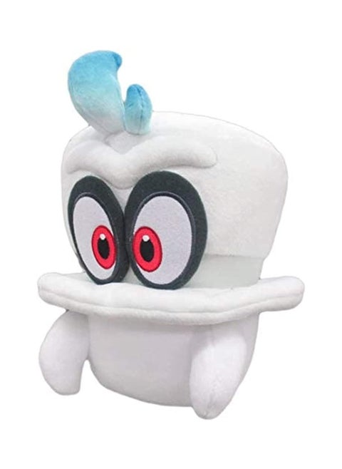Super Mario Game Peripheral White Cappy Plush Toys