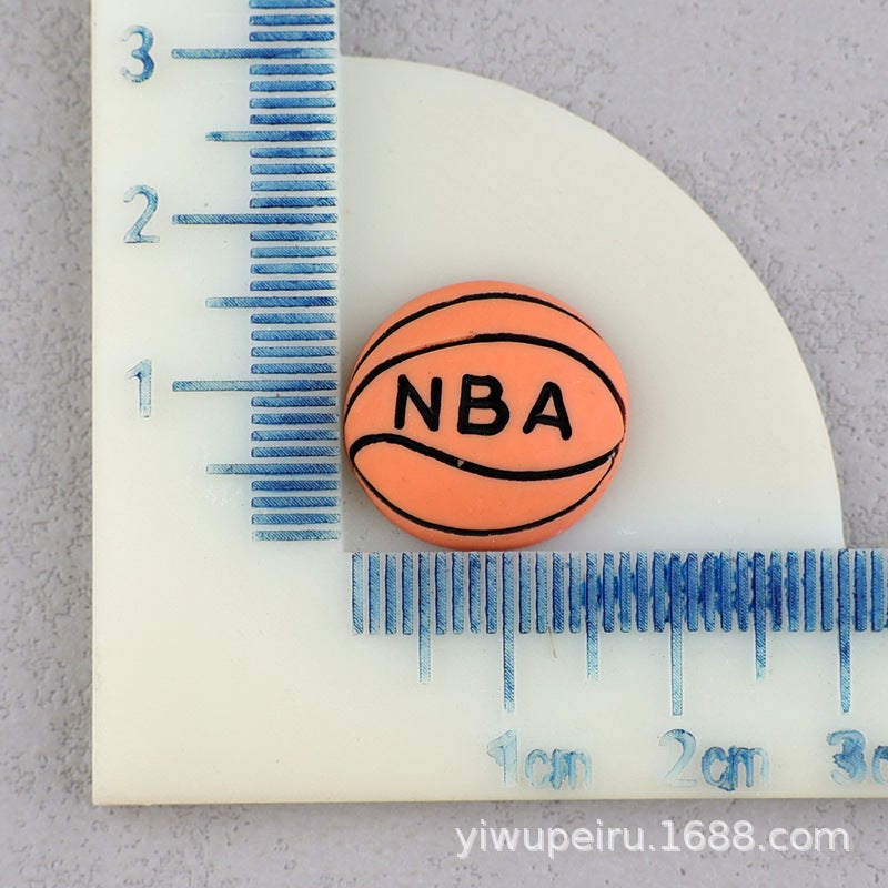 Generic Basketball Soccer Jersey Cap Resin DIY Accessories small basketball 