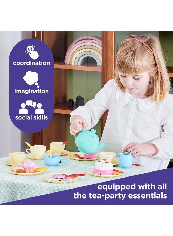 CASDON 66550 Colourful Toy Set for Children Aged 3+ | Includes 36 Pieces for The Best Tea Parties Around, Multicolor - Image 3