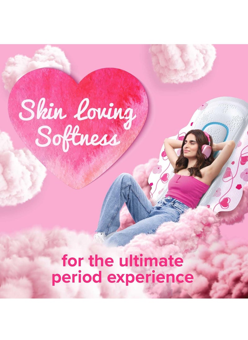 Whisper Whisper ultra skin love soft SANITARY PADS, 50 XL PADS, COTTONY SOFT, OUR #1 SOFTNESS, IRRITATION FREE, FOR INTIMATE SKIN, DISPOSABLE WRAPPER  - Image 4