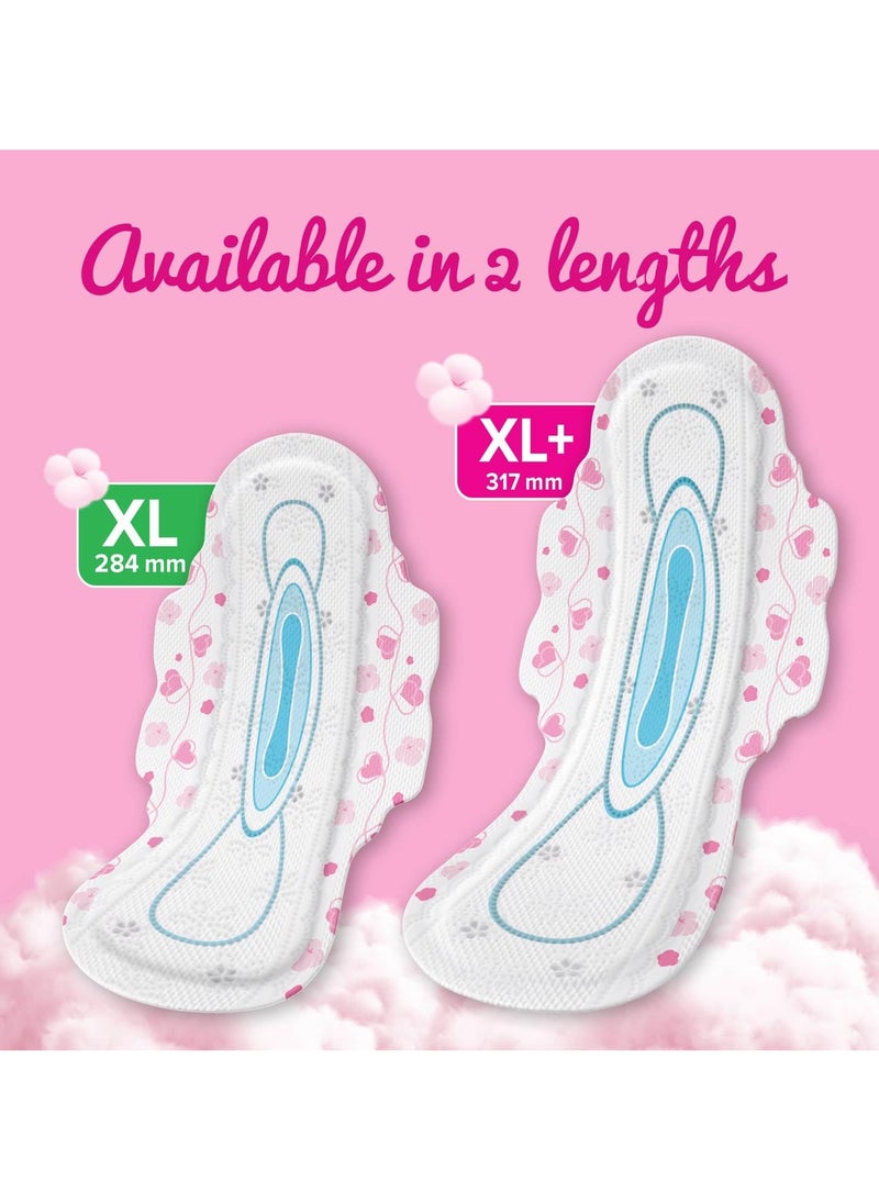 Whisper - Whisper ultra skin love soft SANITARY PADS, 50 XL PADS, COTTONY SOFT, OUR #1 SOFTNESS, IRRITATION FREE, FOR INTIMATE SKIN, DISPOSABLE WRAPPER - Image 1