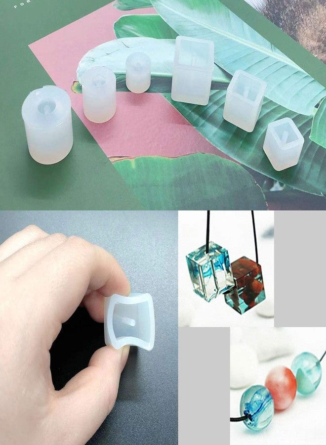 Markeny 12PACK Resin Casting Molds Square Round Beaded Resin Mold Cube Silicone Molds for DIY Bracelet Beads Crystal Glass Beads Making - Image 4