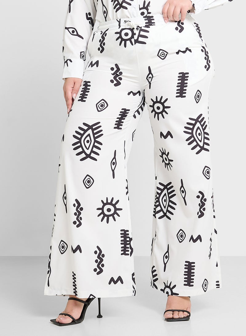 Ginger Plus Printed Shirt & Pant Coord Set - Image 4