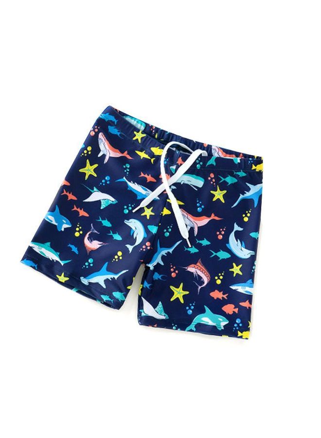 Loquat Children's Swimsuit Boys' 2023 Summer Small Medium And Big Children Boys' Swimming Trunks Breathable Sun Protection Quick-drying Split Swimming-Color:【Little Warrior Shorts】 1- - Image 1