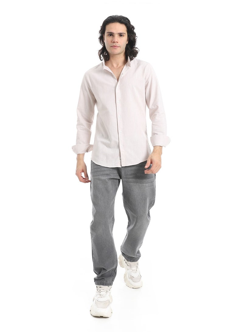 Andora Grey Wide Leg Washed Jeans_Grey  - Image 5