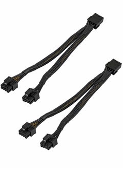 Y&D Graphics Lines, Card 8 Pins One Point Two 8p Extension Cable, Adapter, Braided 20cm, Pci-e Pcie Power Cable 18awg with Sleeve  - Image 1