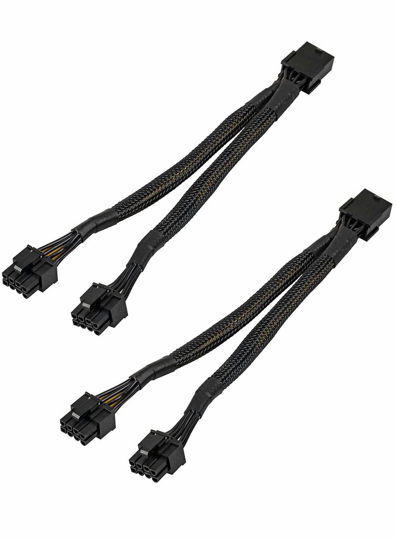 Y&D - Graphics Lines, Card 8 Pins One Point Two 8p Extension Cable, Adapter, Braided 20cm, Pci-e Pcie Power Cable 18awg with Sleeve - Image 1