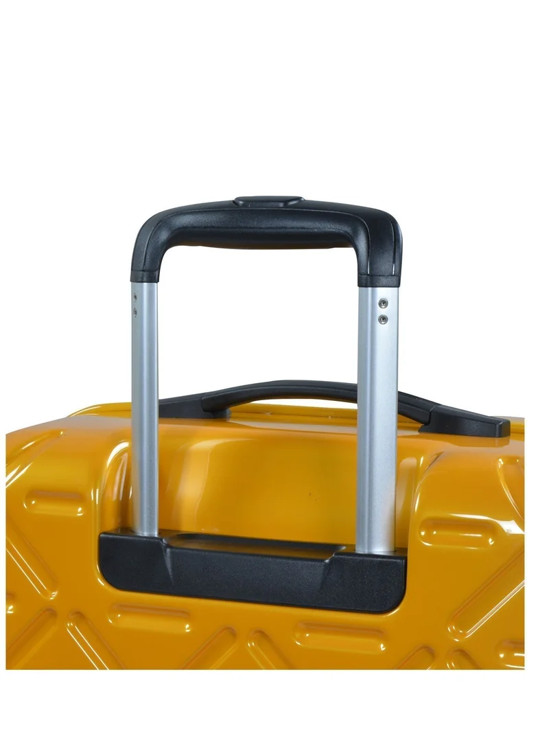 Eminent Sunset Yellow Wheeled Unisex Hard Shell Luggage Trolley Makrolon Lightweight 4 Quiet Double Spinner Wheel Suitcase with TSA lock KG18 Sunset Yellow Sunset Yellow  | Best Price UAE