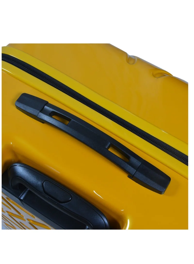 Eminent Sunset Yellow Wheeled Unisex Hard Shell Luggage Trolley Makrolon Lightweight 4 Quiet Double Spinner Wheel Suitcase with TSA lock KG18 Sunset Yellow Sunset Yellow  | Best Price UAE