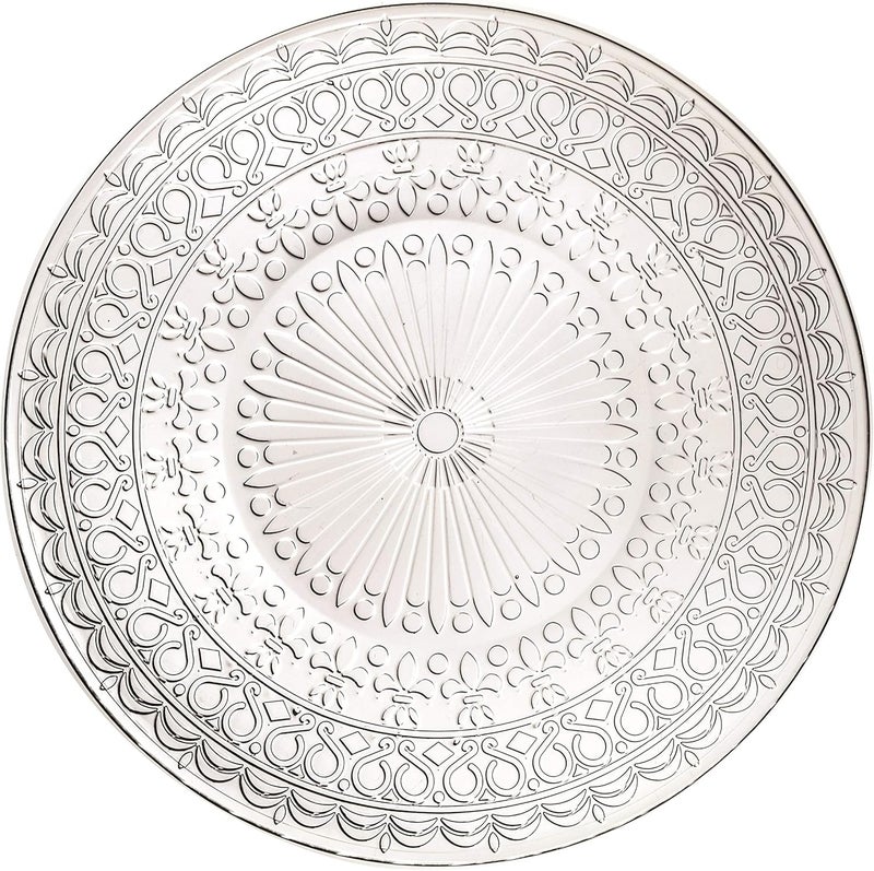 Barski طقم أطباق عشاء زجاجية بارسكي 4 أطباق  مصممة 102 سم قطر  مصنوعة في أوروبا - Image 2