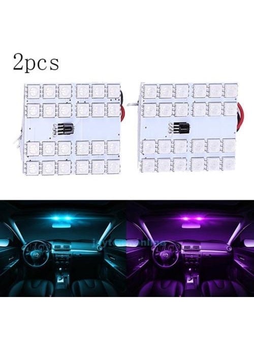 Techmaster In-Vehicle Sofit T10 LED RGB 48 LED Control Compatible with All Vehicles  - Image 1