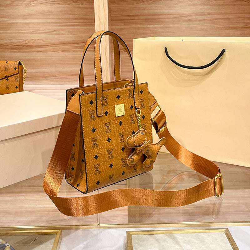 Tote Bag For Women Big-Name Printing Versatile Work Clothing Casual Simple High-End Satchel Shoulder Crossbody Bag - Image 2