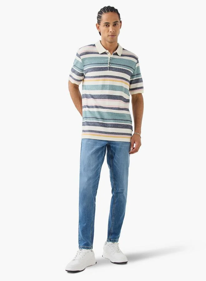 لي كوبر جينز لي كوبر سكيني بخصر بأزرار وجيوب