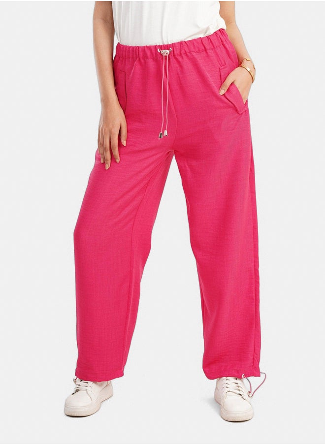 Clue Linen Lounge Parachute Pants  - Image 1