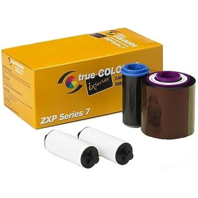 ZEBRA TECHNOLOGIES ZXP 7 SERIES COLOUR RIBBON, 800077-740EM (FOR 250 IMAGES(SINGLE-SIDED) OR 125 IMAGES (DUAL-SIDED))