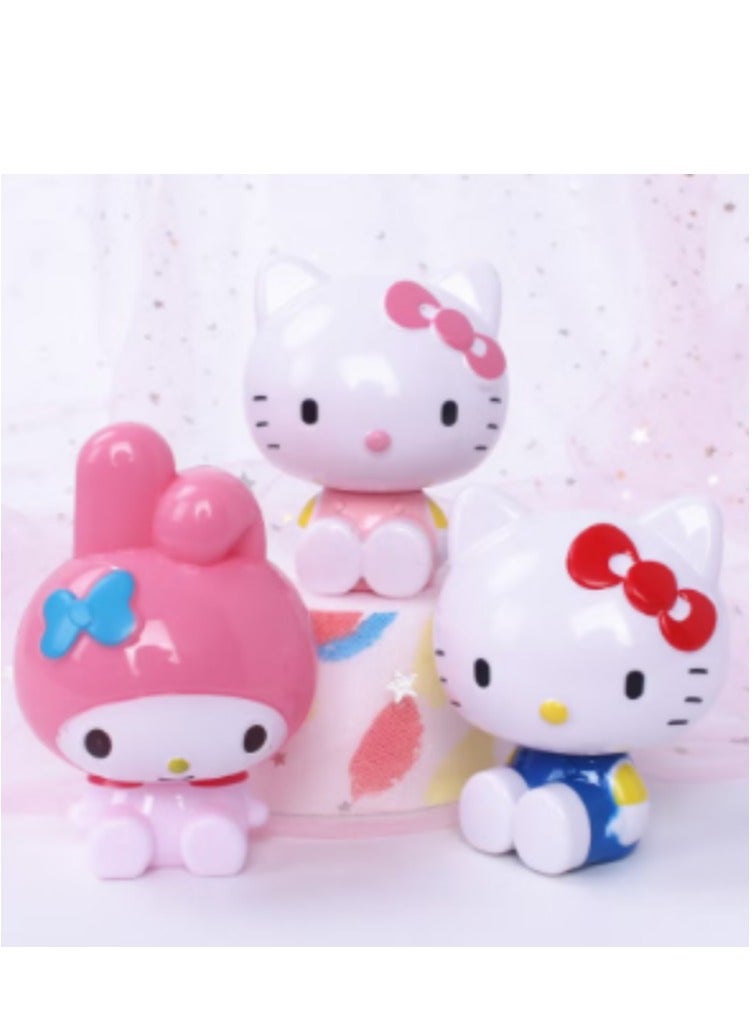 Sanrio HelloKitty Melody 3-piece Cake Decoration Set - Image 1