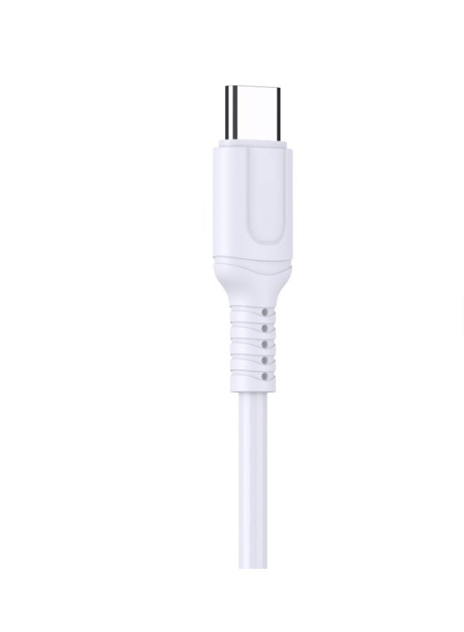 Marakoko Charger head with Type-C cable. Dual USB port plug. Safe wall charger. Chargers for cell phones, headphones, watches, and modems. Plugs for iPhone, Samsung, and more. (White) - Image 3