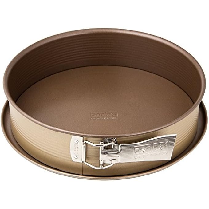 Zenker Mojave Gold Springform With Flat Base Stainless Steel GoldMahagony 26 Cm Diameter - Image 1