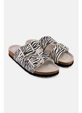 XOXO Women Slip On Animal Print Slippers, Multicolor  - Image 1