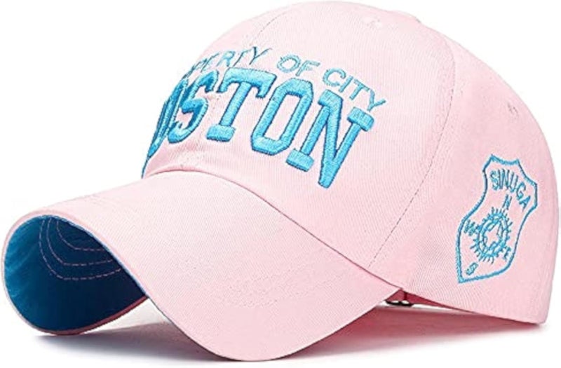 Boston Cap (Pink &amp; Blue)
