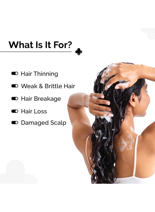 The Derma Co. Peptide- Stem Cell Hair Fall Control Shampoo | Paraben & Sulphate Free | Shampoo for Women & Men | Reduces hair fall and breakage | Improves Scalp health - 200 ml - Image 2