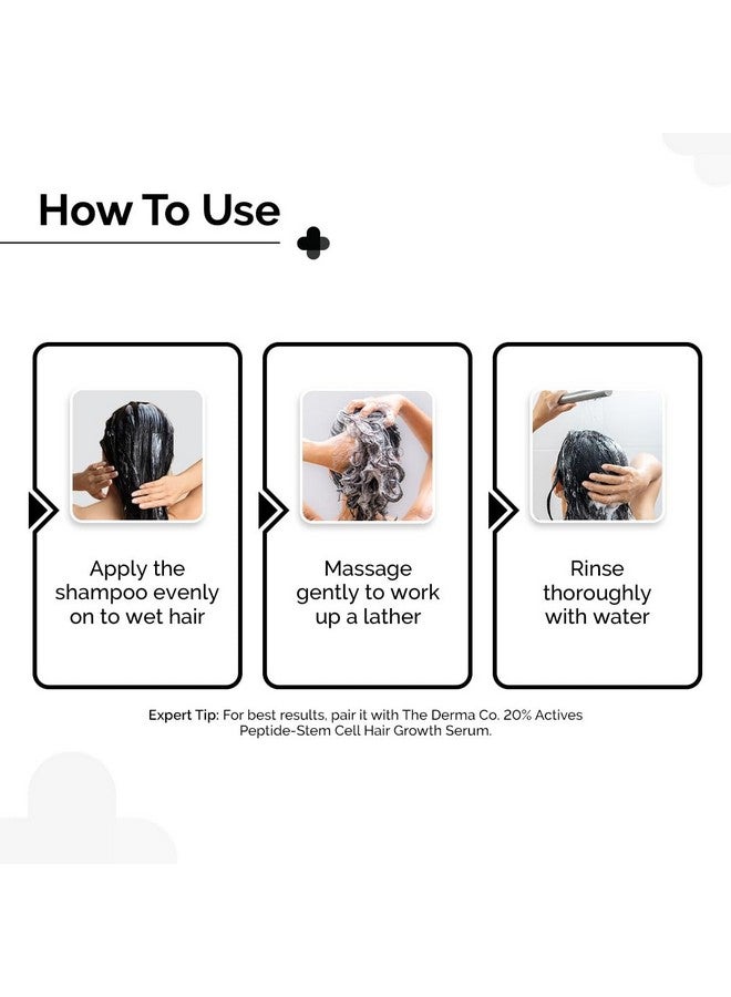 The Derma Co. Peptide- Stem Cell Hair Fall Control Shampoo | Paraben & Sulphate Free | Shampoo for Women & Men | Reduces hair fall and breakage | Improves Scalp health - 200 ml - Image 4