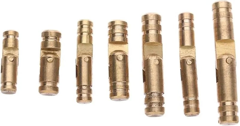 مفصلات خفية قابلة للتعديل لخزائن المطبخ 10 قطع 4 مم × 20 مم مفصلات أسطوانية مخفية للأبواب - Image 5