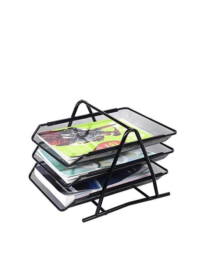 تراي حامل معدني للملفات 3 دور - Image 2