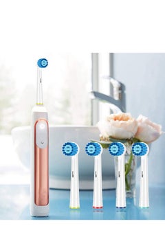 AOBAMA Replacement Toothbrush Heads Compatible With Oral B Braun Electric Toothbrush , 16 Pack White Sensitive Toothbrush Heads Refill For /7000 /Pro 1000 /9600 /500 /3000 /8000  - Image 5