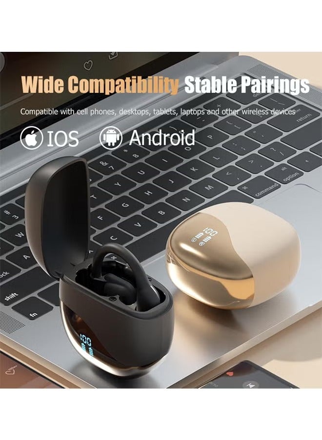 New Open Ear Clip Wireless Bluetooth 5.3 Earbuds, Sport Clip-on Earphones with Mic, Waterproof, 7H Playtime On One Charge, Compatible with Android/iOS/Samsung  - Image 5