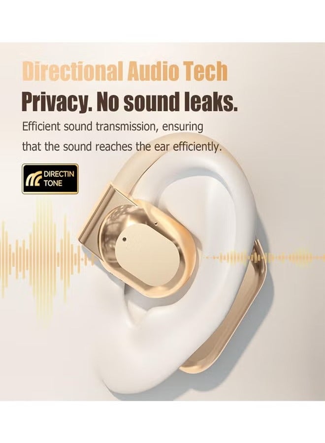New Open Ear Clip Wireless Bluetooth 5.3 Earbuds, Sport Clip-on Earphones with Mic, Waterproof, 7H Playtime On One Charge, Compatible with Android/iOS/Samsung  - Image 2