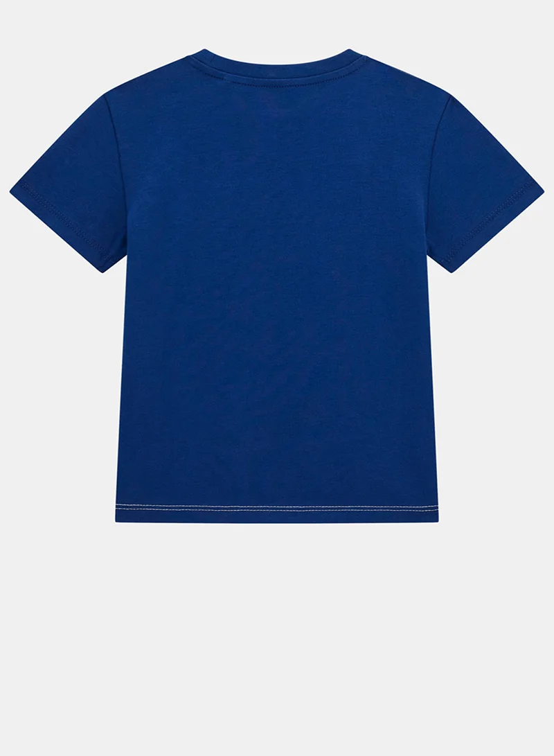 GUESS Kids Logo Crew Neck T-Shirt