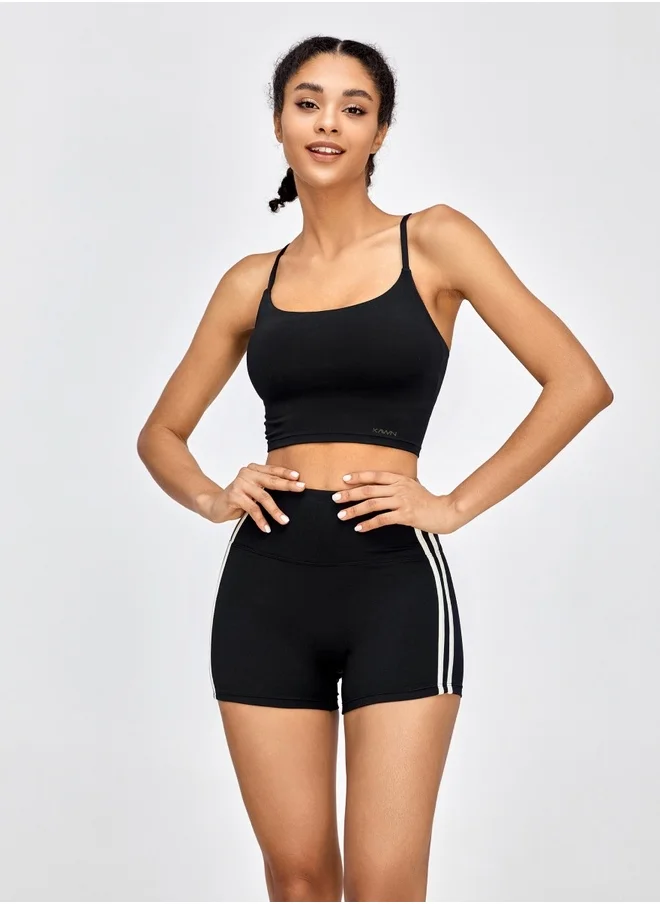كون.يوغا Womens X Back Sports Bra