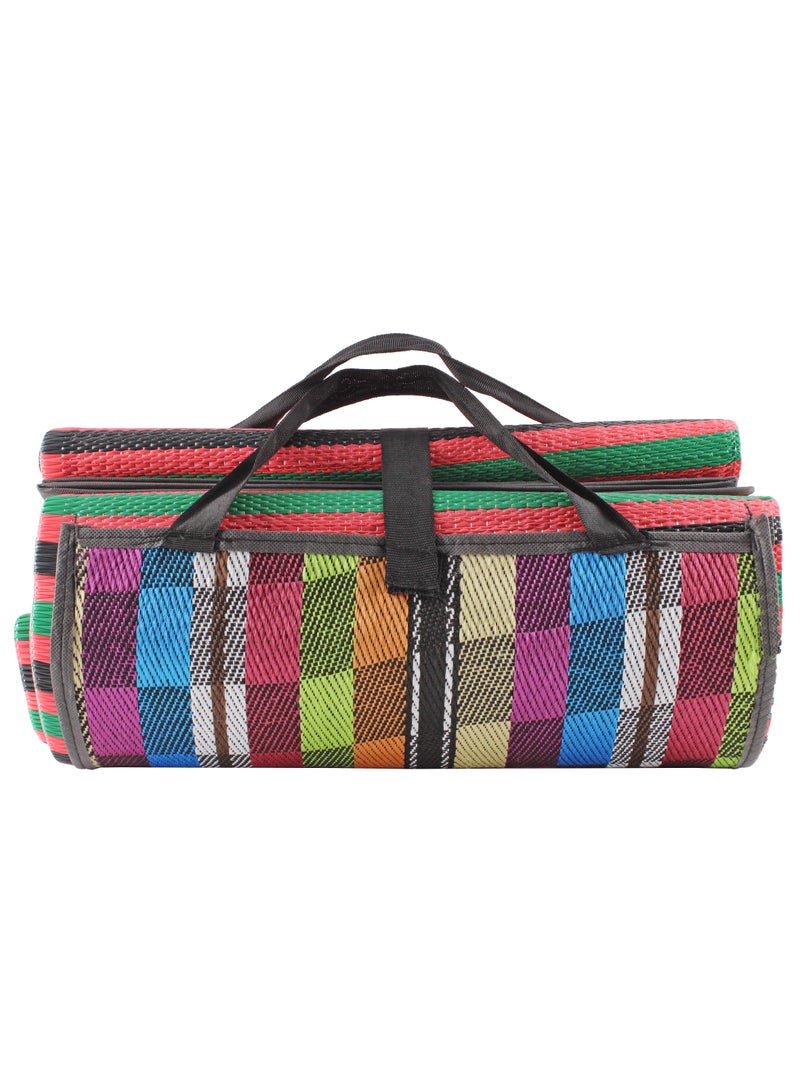 Generic Perfect Home Foldable Picnic Mat (2x2 M) Outdoor Picnic Rug | Travel Mat | Majlis Mat | Outdoor Camping Mat | Camping Carpet | Beach Mat  - Image 1