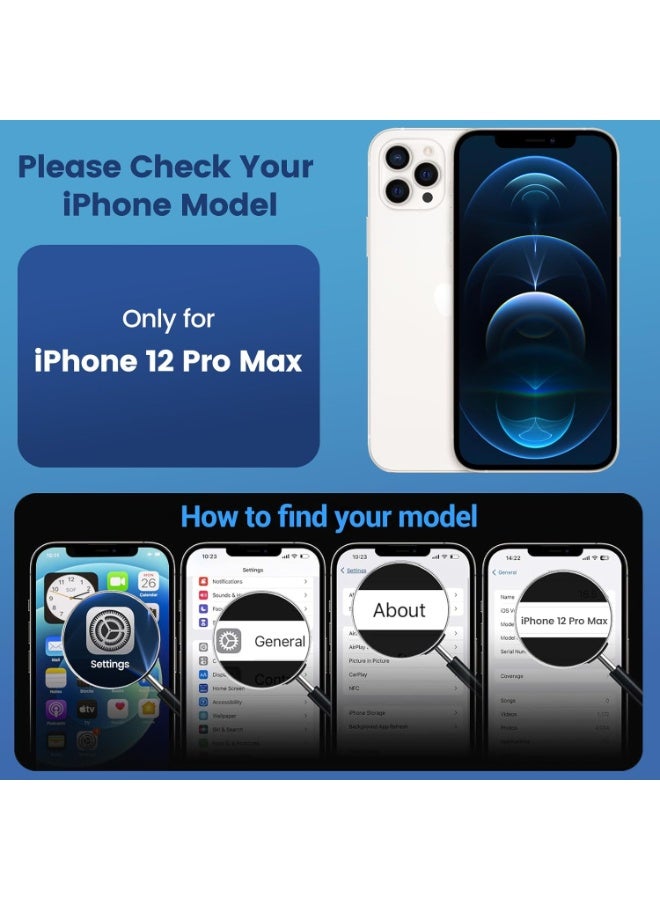 LABUBU Labubu Case for iPhone 12 Pro Max, Flip Mirror Stand Holder Cute Cartoon Cover for iPhone 12 Pro Max Shockproof Stylish Protective Case for iPhone 12 Pro Max  - Image 2