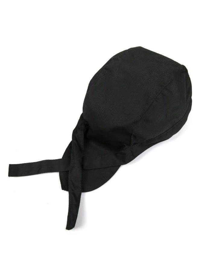 Chefs Hat Adjustable Tie Chef Cap Breathable Cooking Kitchen Hat for Women Men - Image 1