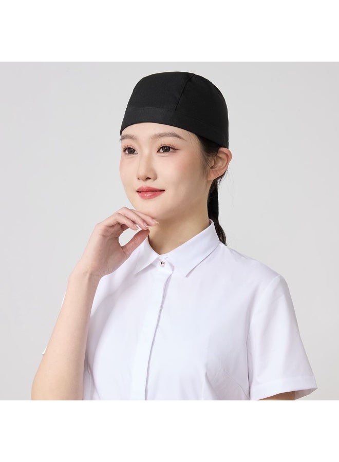 Chefs Hat Adjustable Tie Chef Cap Breathable Cooking Kitchen Hat for Women Men - Image 2