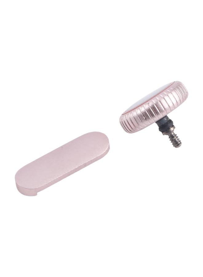 إيروريكس لساعة Apple Watch Series 9 مقاس 41 مم / 45 مم إصدار LTE طقم صامولة تاج الساعة / زر التشغيل (وردي) - Image 1