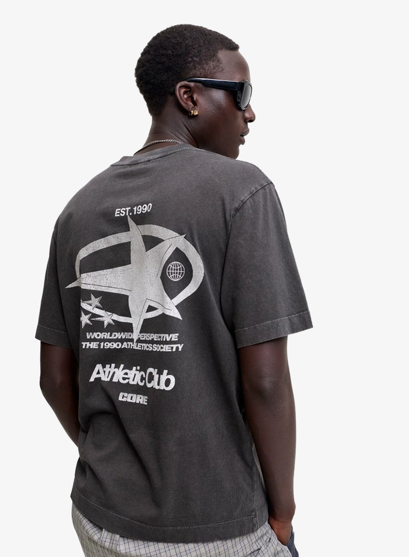 JACK & JONES Graphic Crew Neck T-Shirt - Image 3