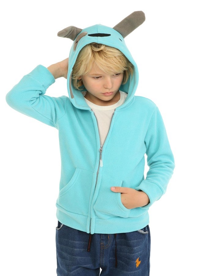 Mud Kingdom Cute Toddler Boy Fleece Jacket with Hood 24 Months Panda - Image 4