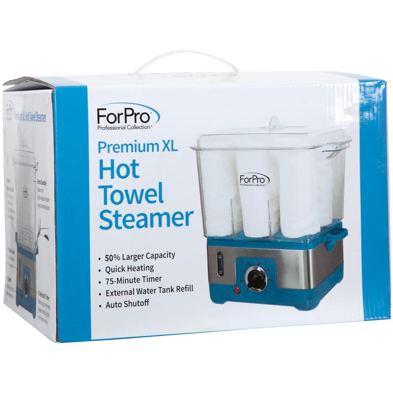 ForPro Professional Collection Premium XL Hot Towel Steamer, 50% Larger Capacity, Holds 9 Facial Towels, Quick Heating Steam Towel Warmer for Salons and Spas - Image 5